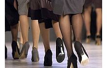 "Half-price" fashion models tighten their belts