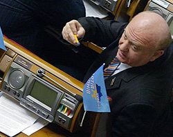 Василий Киселев на пленарном заседании Верховной Рады. Киев, 10 апреля