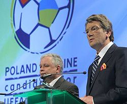 Виктор Ющенко и Лех Качиньский 