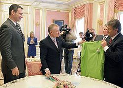 Ющенко, Суркис, Кличко