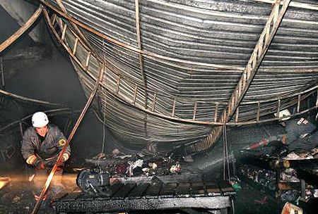 Як горіла Шулявка (фоторепортаж)