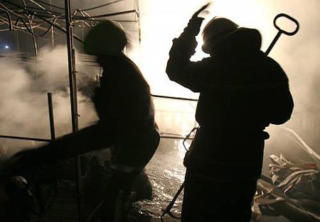 Як горіла Шулявка (фоторепортаж)