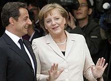 Ніколя Саркозі та Ангела Меркель 