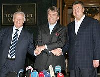 Мороз, Ющенко, Янукович