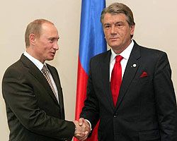 Ющенко, Путин