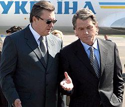Виктор Ющенко и Виктор Янукович