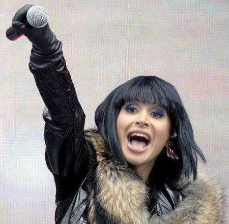 Світлана Лобода під час виступу на фестивалі «Таврійські ігри» в Києві, 29 червня 2007 р.