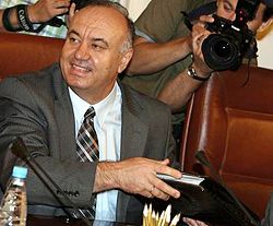 Министр внутренних дел Украины Василий Цушко во время заседания правительства. Киев, 25 июля