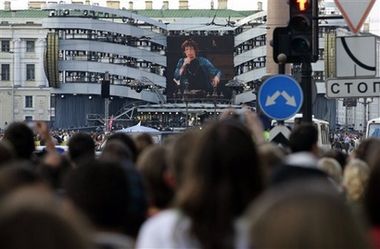 The Rolling Stones в Петербурге. Фото АР