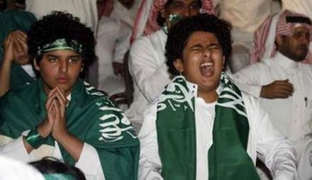 Saudi Arabia`s soccer fans