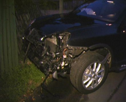 В Киеве не разминулись ”Порше-Кайен” и ”Мерседес” (фото)