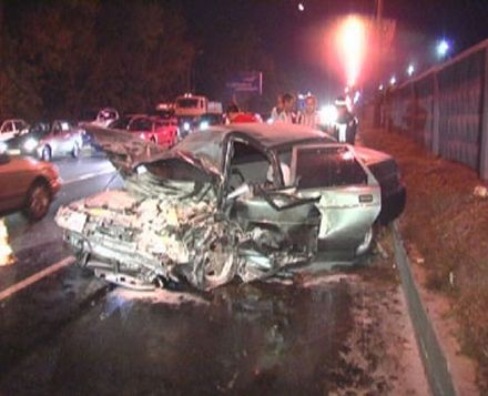 ДТП у Києві: зіткнулися ЗАЗ, ВАЗ і Фіат (фото)