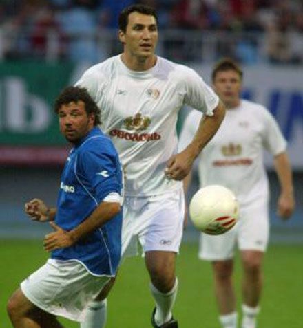 Кличко ногами грає не так часто...