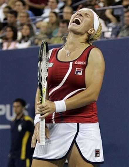 Теннисистки Жюстин Энен и Светлана Кузнецова играют финал US Open (18 фото)