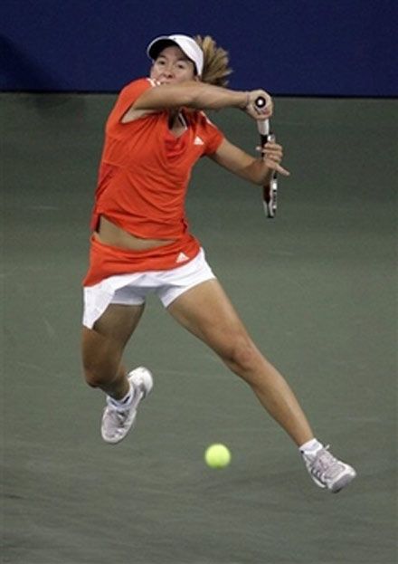 Теннисистки Жюстин Энен и Светлана Кузнецова играют финал US Open (18 фото)