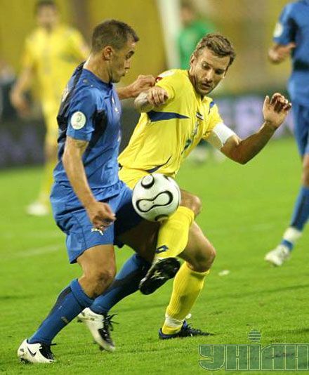 Фабіо Каннаваро та Андрій Шевченко