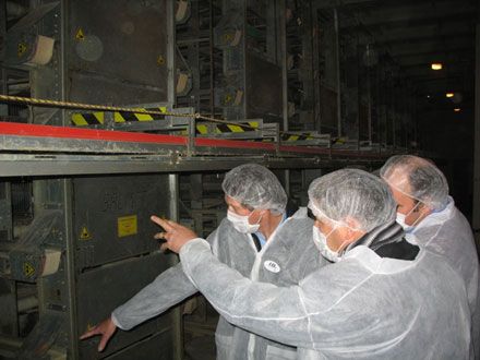 Рада директорів Асоціації виробників яєць Данії відвідали ВАТ «Птахофабрика «Україна»