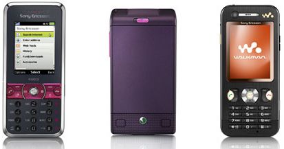 K660i, W380i і W890i. Фото з сайту engadget.com