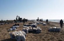 На Тузлі зібрано 350 тонн нафтопродуктів (додані фото)