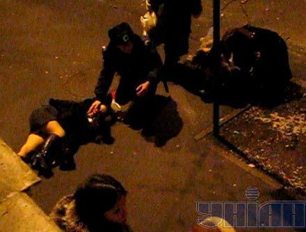 Біля Кабміну джип збив кількох людей (фото)