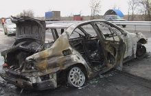 У ДТП у Криму згорів BMW (фото)