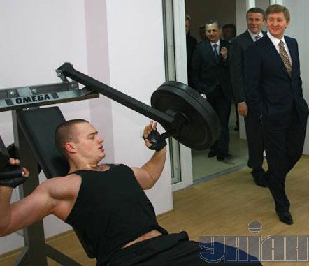 Ахметов на відкритті спорткомплексу ”Дельфін” (фоторепортаж)