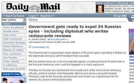Лондон готується вислати 34 російських дипломатів
