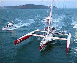 Французький яхтсмен встановив світовий рекорд у навколосвітньому плаванні (фото)