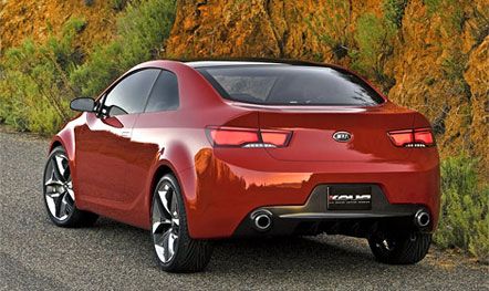 Спорткупе Kia з переднім приводом і незалежною підвіскою (фото)