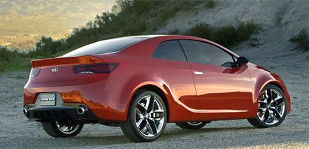 Спорткупе Kia з переднім приводом і незалежною підвіскою (фото)