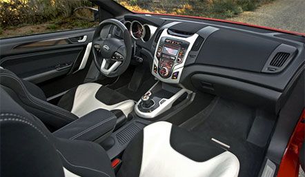 Спорткупе Kia з переднім приводом і незалежною підвіскою (фото)