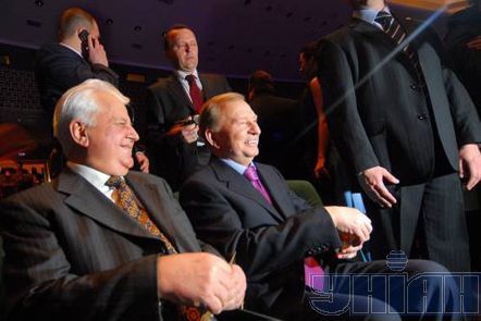 Кравчук і Кучма на церемонії ”Людина року” (фото)