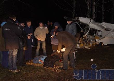 Авіакатастрофа під Києвом (фоторепортаж)