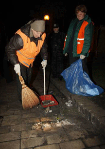 Експерти працюють на місці вибуху в Києві (фоторепортаж)