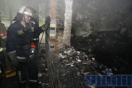 Пожар в Павловской больнице (фоторепортаж)