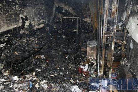 Пожар в Павловской больнице (фоторепортаж)