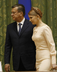 Тимошенко и Зубков на подписании Протокола о сотрудничестве (6 фото)