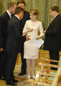 Тимошенко и Зубков на подписании Протокола о сотрудничестве (6 фото)