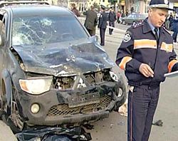 Джип, водій якого 2 квітня у Харкові на трамвайній зупинці на смерть збив шістьох людей