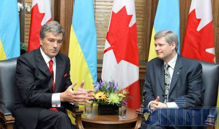 Yushchenko in Canada (photo-report)
