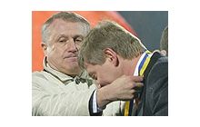 Ukraine Cup: Akhmetov kisses with Yushchenko (photos)
