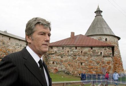 Ющенко на Соловках (фото)