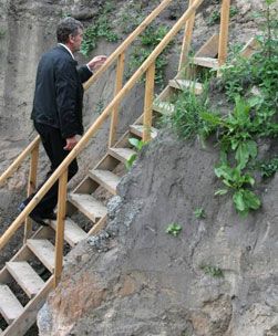 Ющенко и Плющ в Батурине (фото)