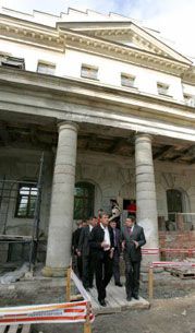 Ющенко и Плющ в Батурине (фото)