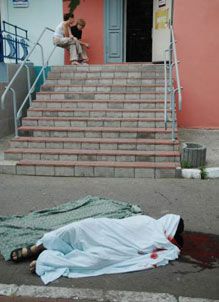 Злодій розбився насмерть, впавши з будинку (фоторепортаж)