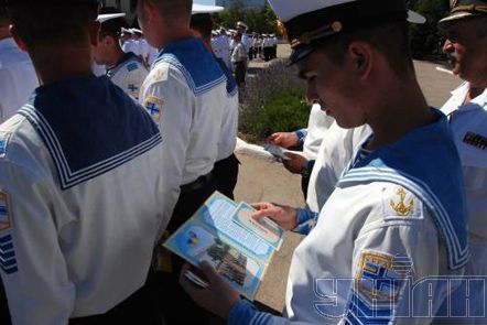 Выпуск лейтенантов в Военно-морском институте (фото)