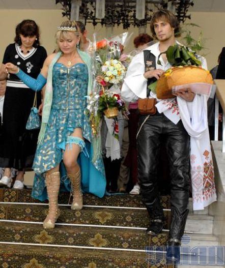 Свадьба байкеров (14 фото)