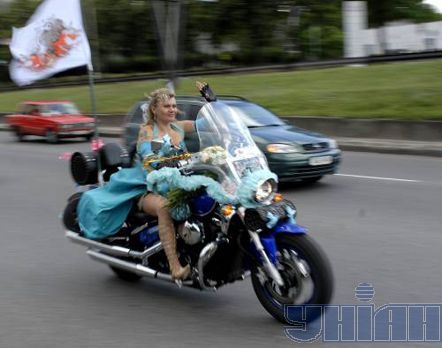 Свадьба байкеров (14 фото)
