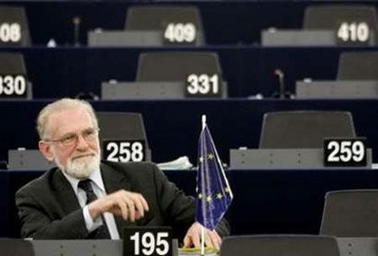 ... в зале Европарламента