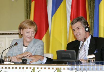 Ангела Меркель в Киеве (фоторепортаж)

